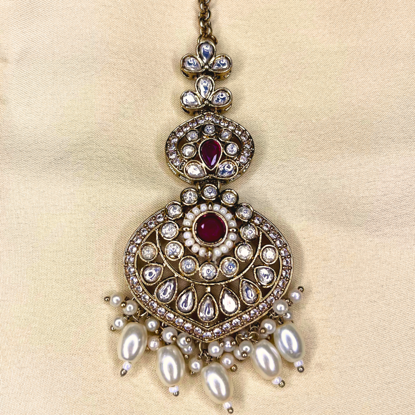 Majesty Kundan Choker & Jhumka Set