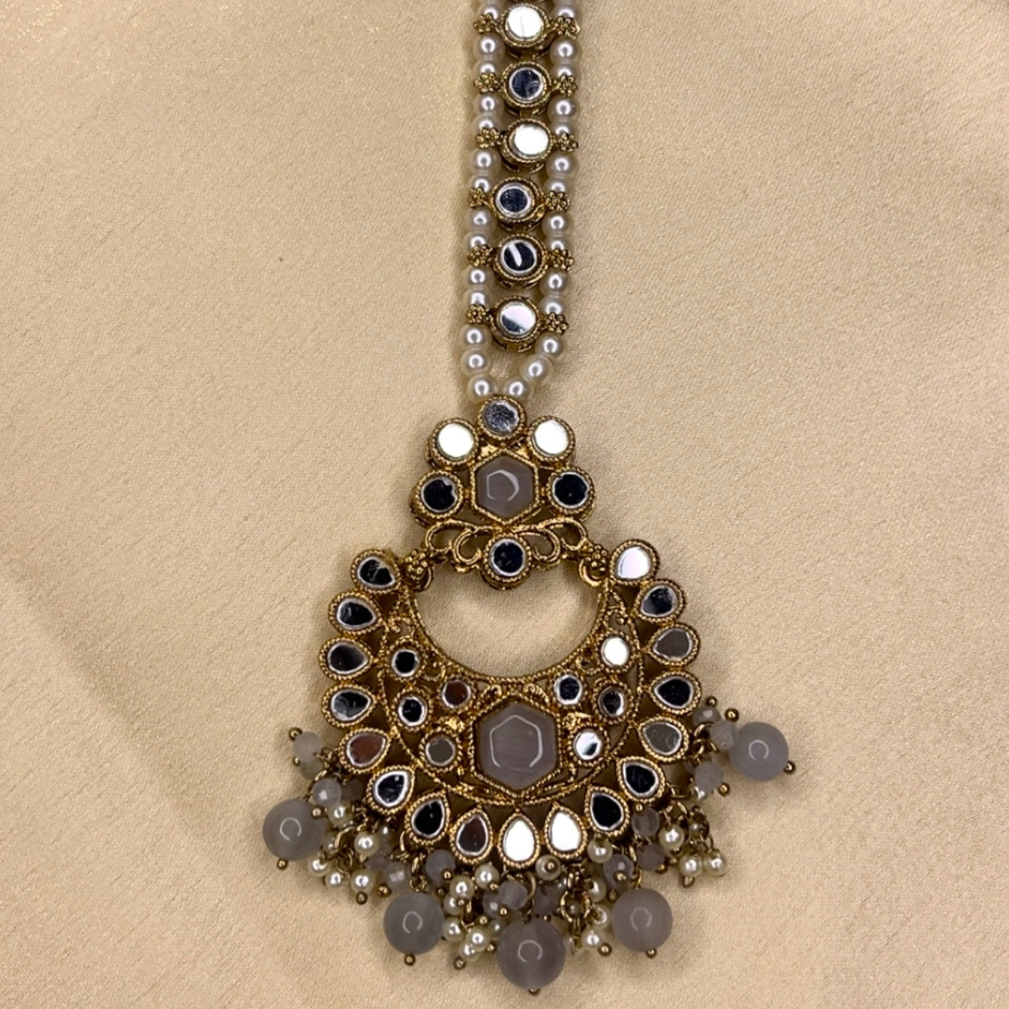 Kundan & Mirror Work Choker Necklace