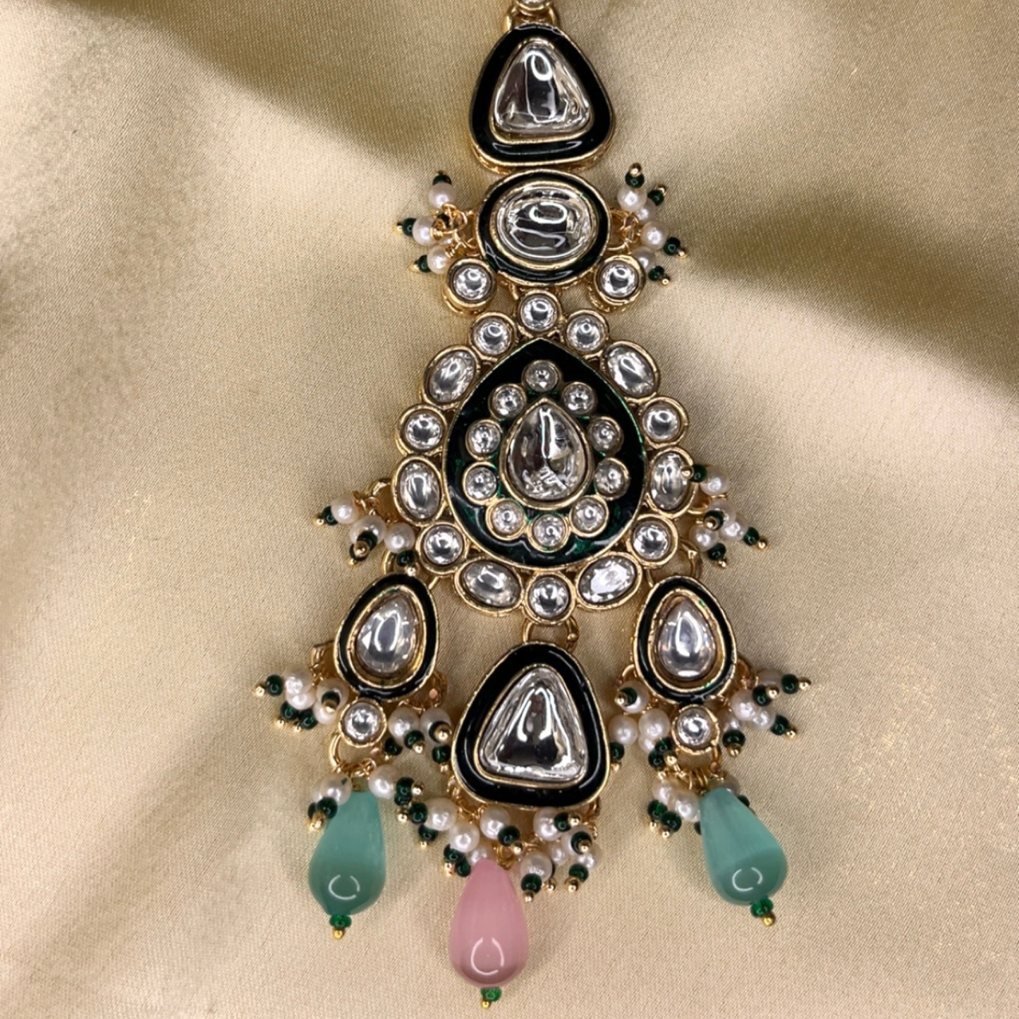 The Pastel Flora Kundan Necklace