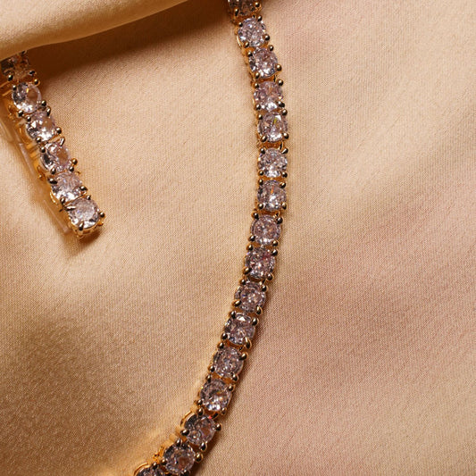 Classic Style American Diamond Necklace & Earring