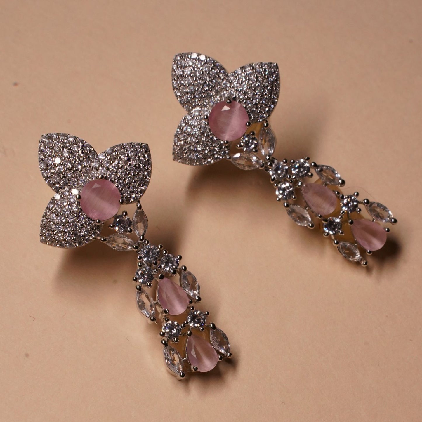 Pink Floral Double Layer Set