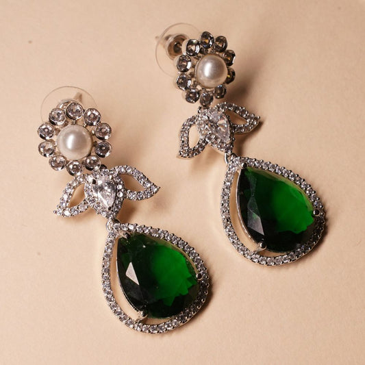 Swirl Green Neecklace & Earring