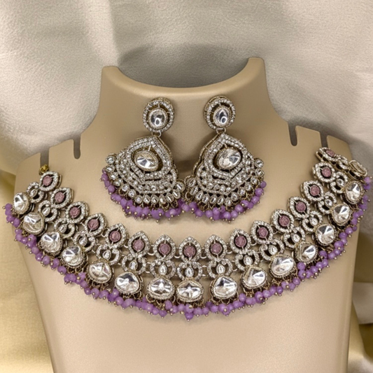 Filigree Choker & Earring Set