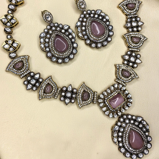 Eternal Emerald Kundan Set