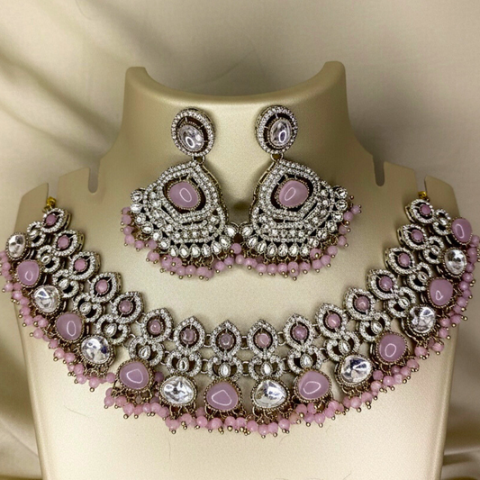 Filigree Choker & Earring Set