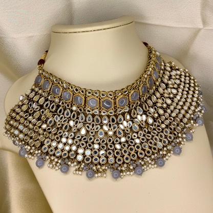 Kundan & Mirror Work Choker Necklace