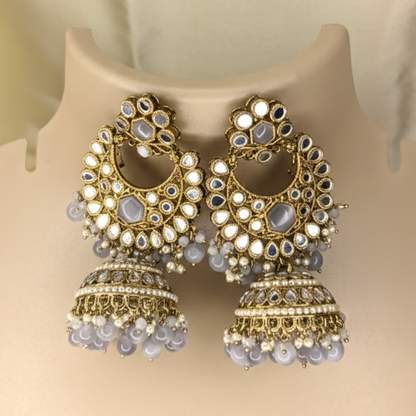 Kundan & Mirror Work Choker Necklace