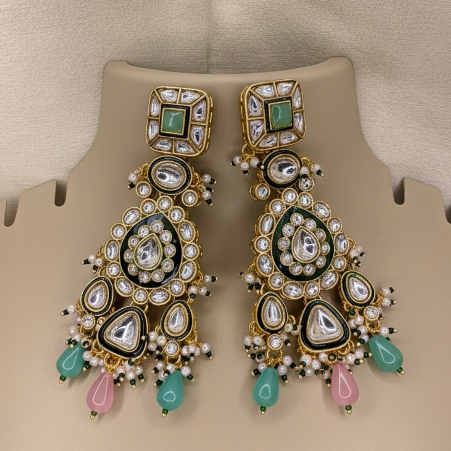 The Pastel Flora Kundan Necklace