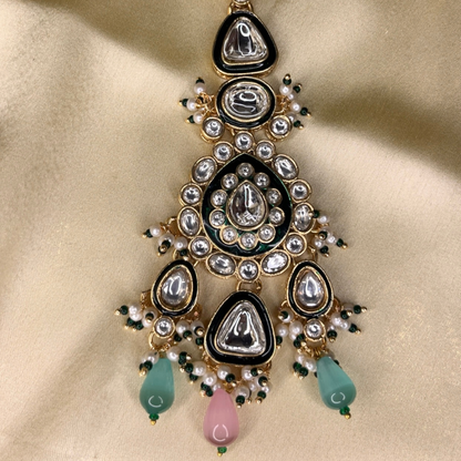 The Pastel Flora Kundan Necklace