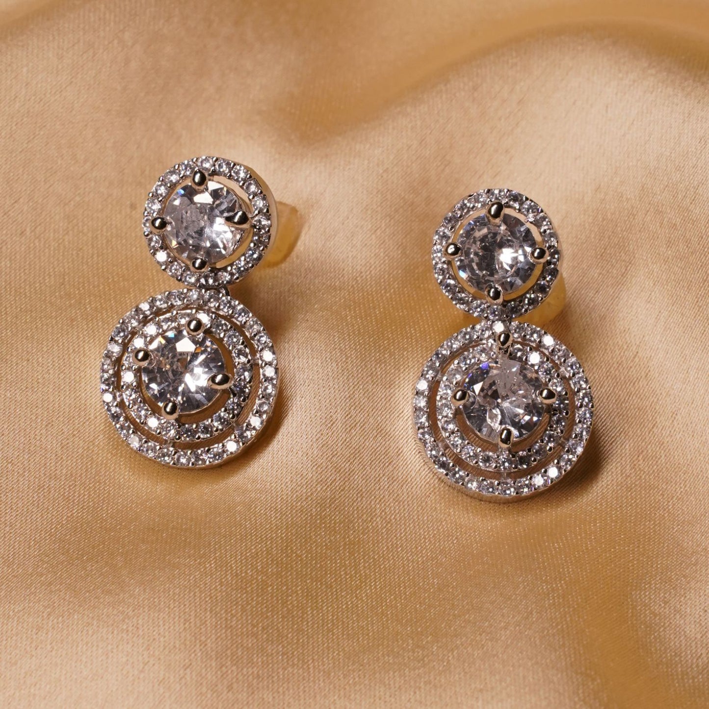 American Diamond Stud Earrings