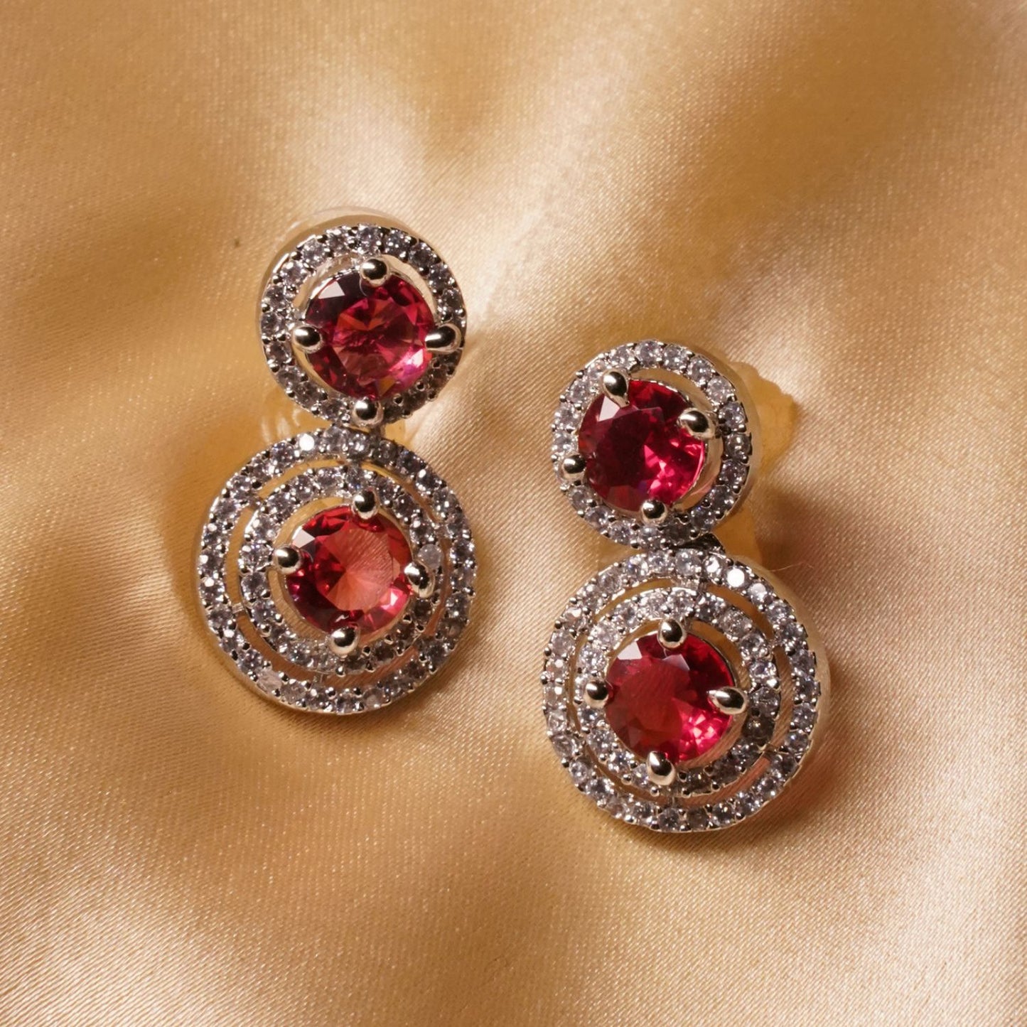 American Diamond Stud Earrings