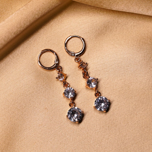 Rose Gold Blush Earrings