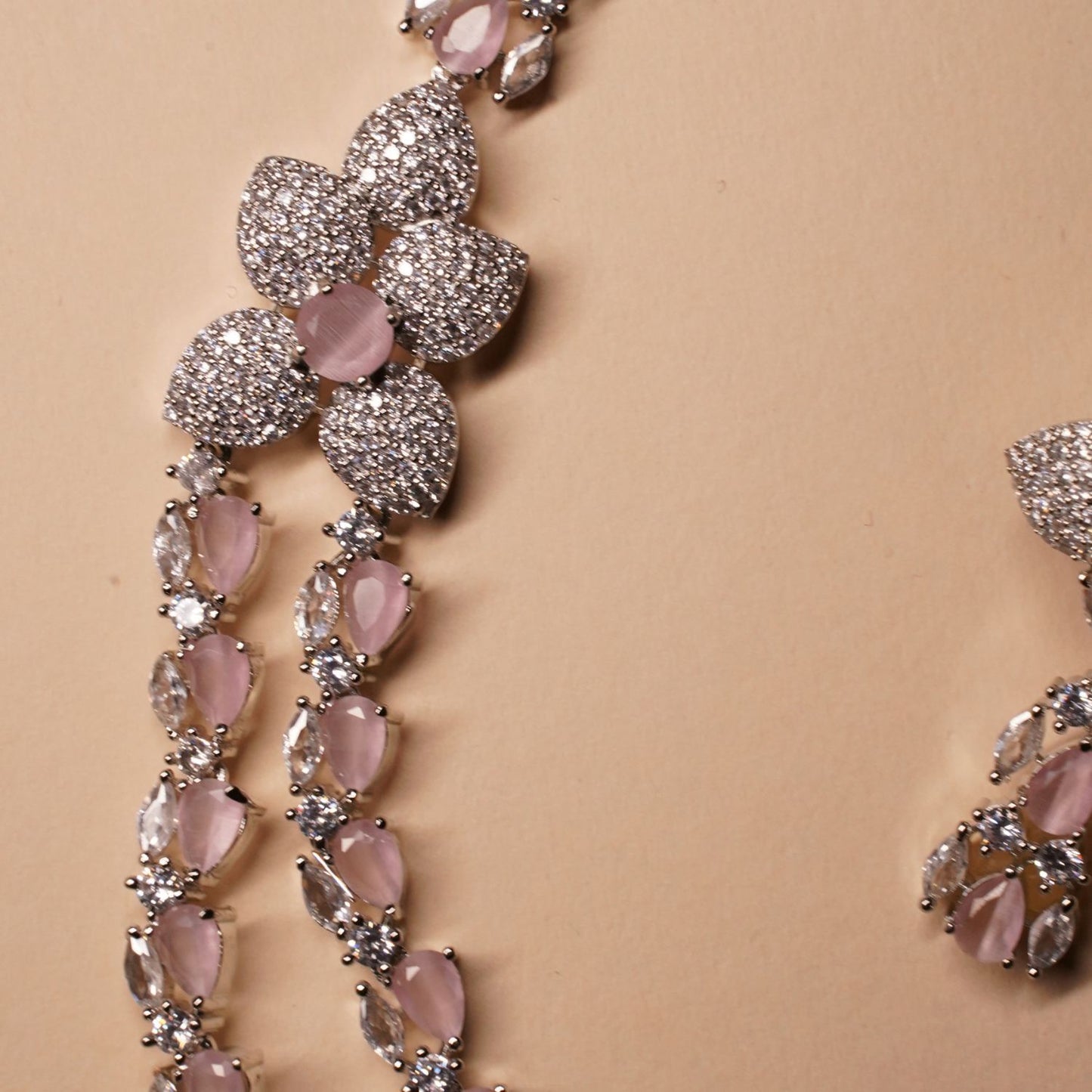 Pink Floral Double Layer Set